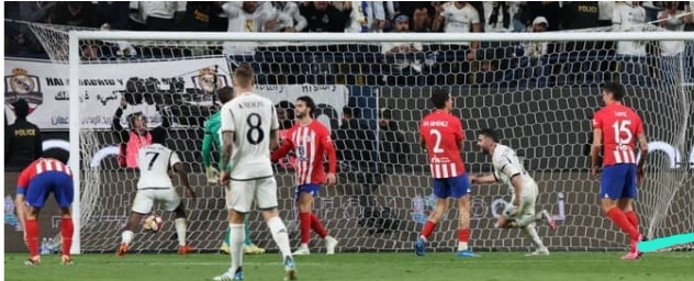 Le Real de Madrid qualifié pour la finale de la Supercoupe d'Espagne